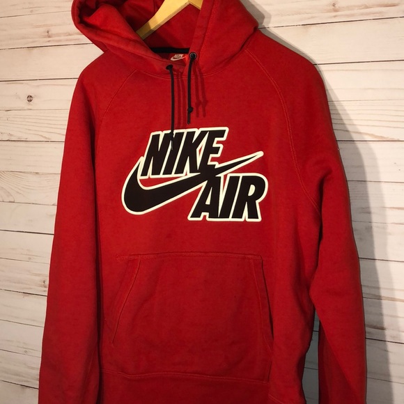 Red And Black Nike Air Hoodie 